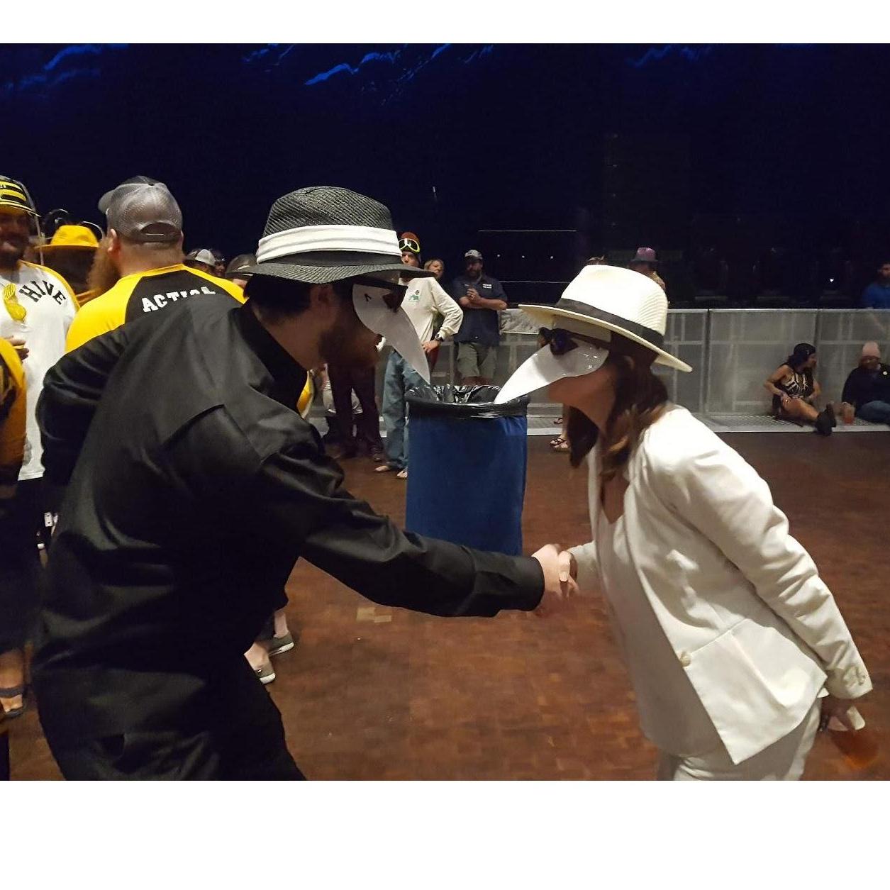 Spy vs Spy for a Halloween Widespread Panic show in Las Vegas!