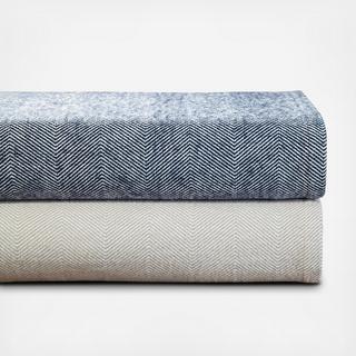 Woven Herringbone Blanket