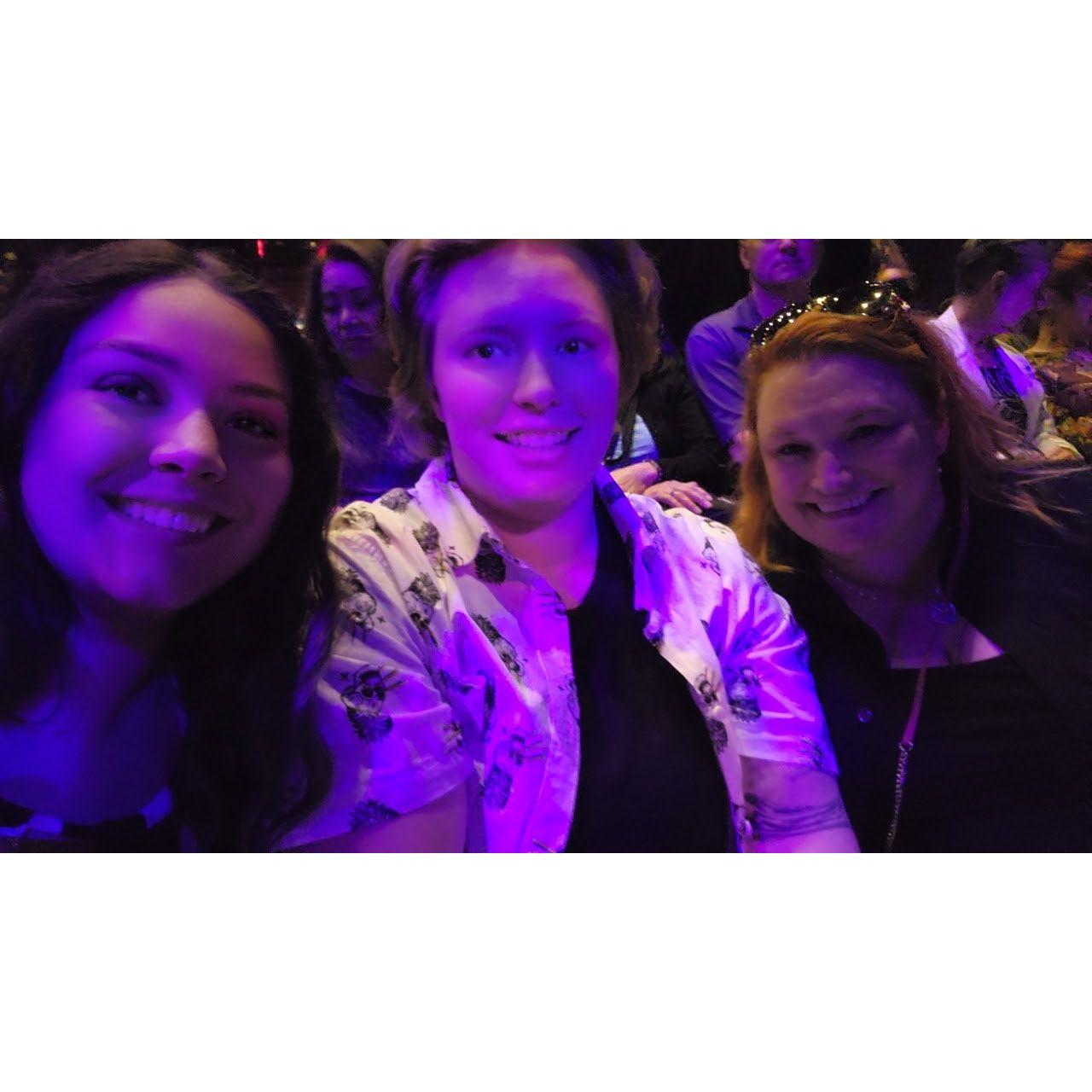 This is when we went to see Six in Las Vegas