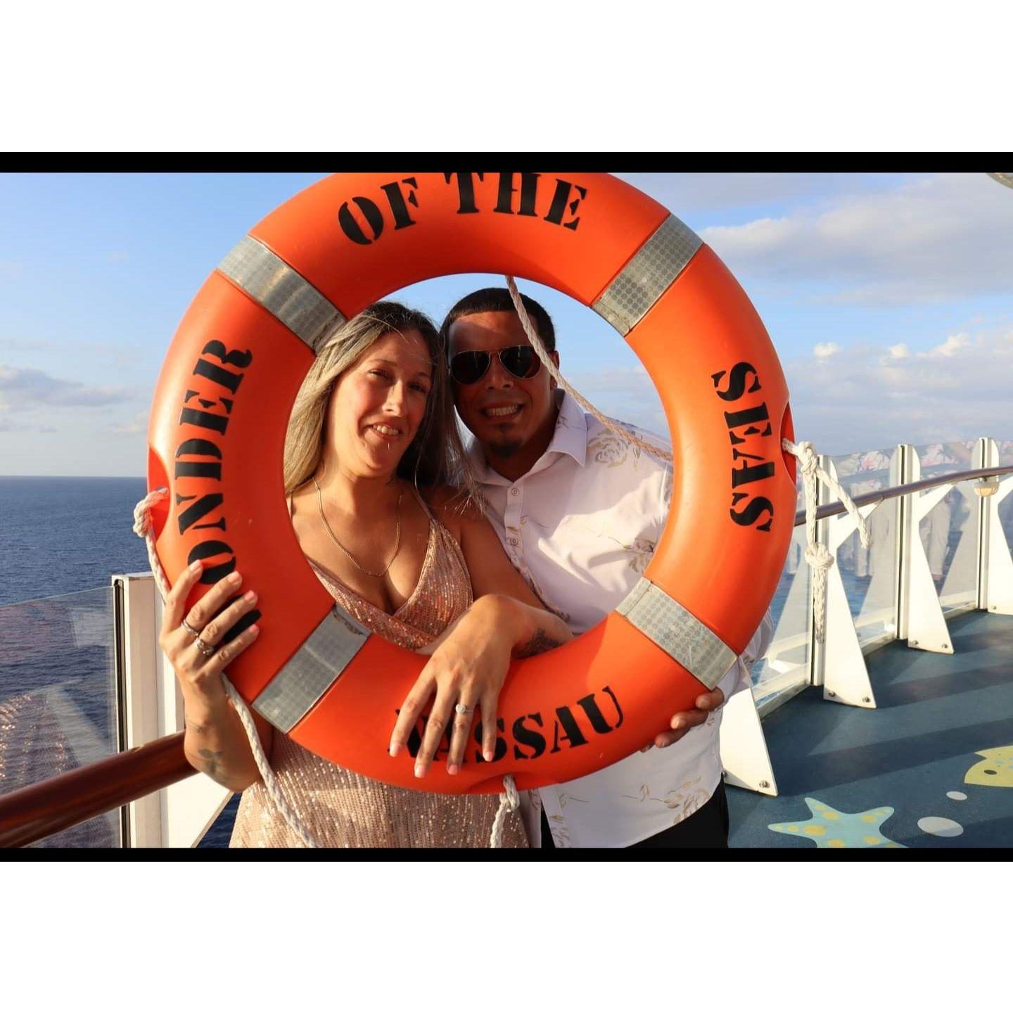 The summer we got engaged.