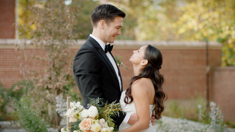 Nikki & Walt wedding film still