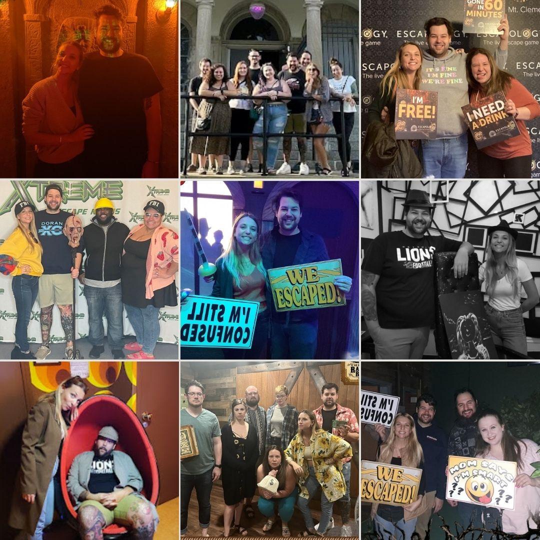 One of our favorite things to do is beat an escape room, whether with friends or just the two of us