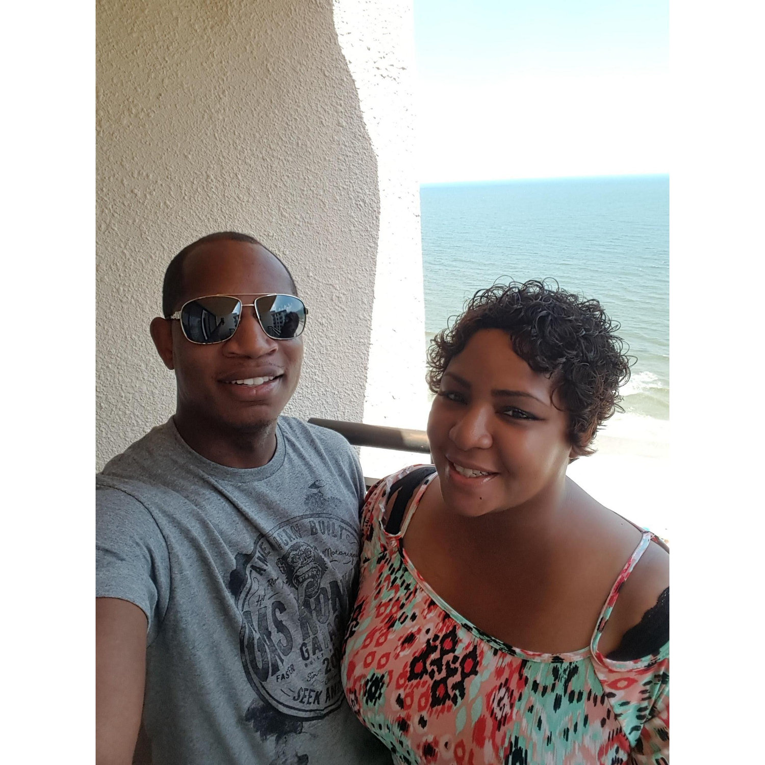 At the beach