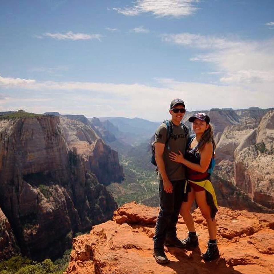Probably the coolest hike ever. Zion's Observation Point