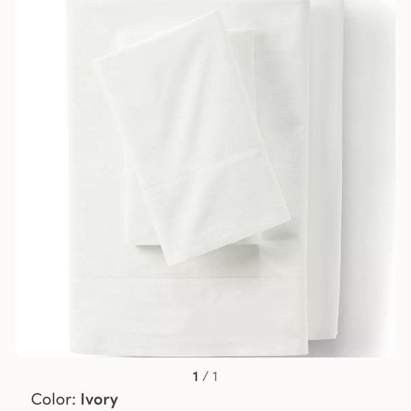 300 Thread Count Cotton Percale Bed Sheet Set