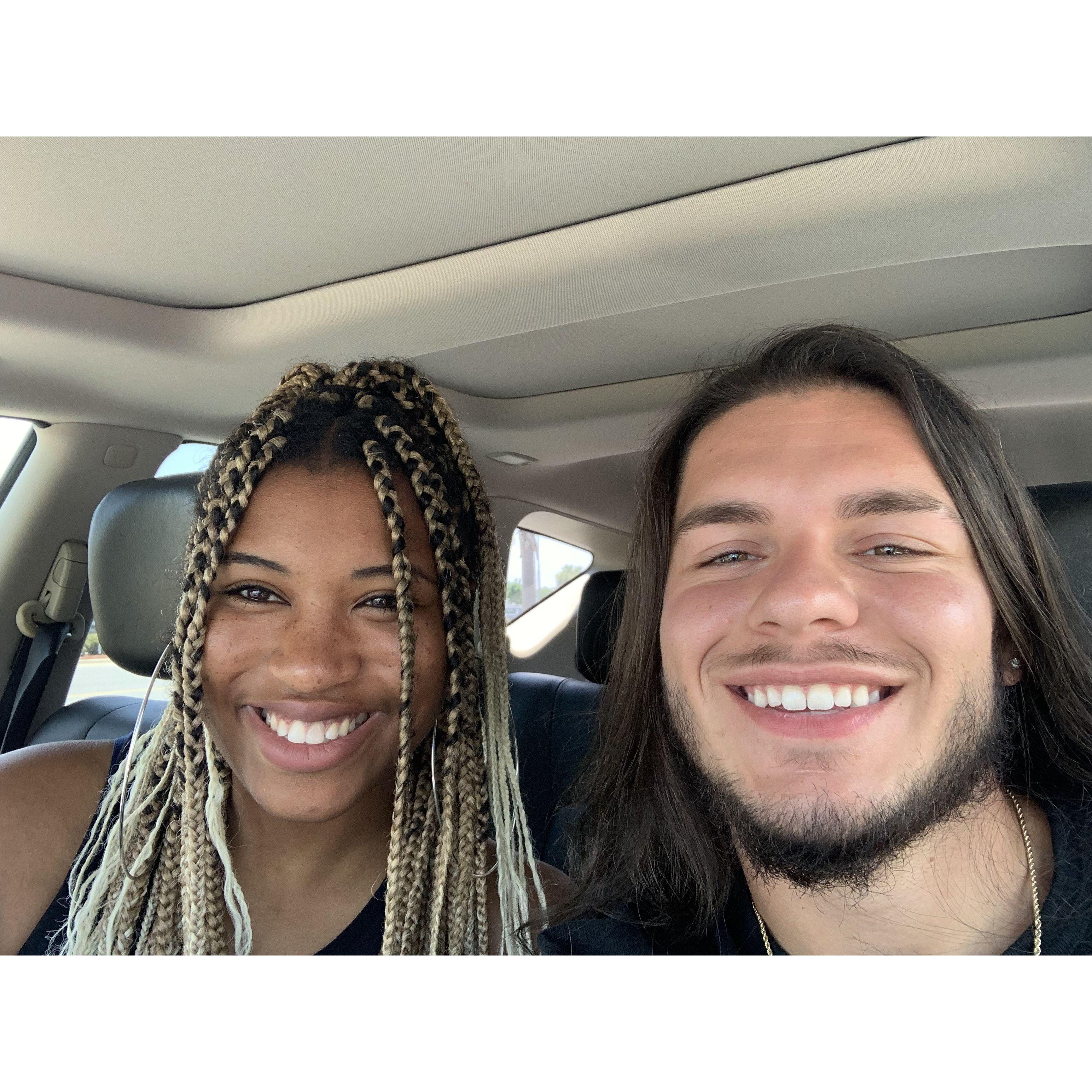 On the way to celebrate Mama Jones birthday at the beach! Florida, here we come!