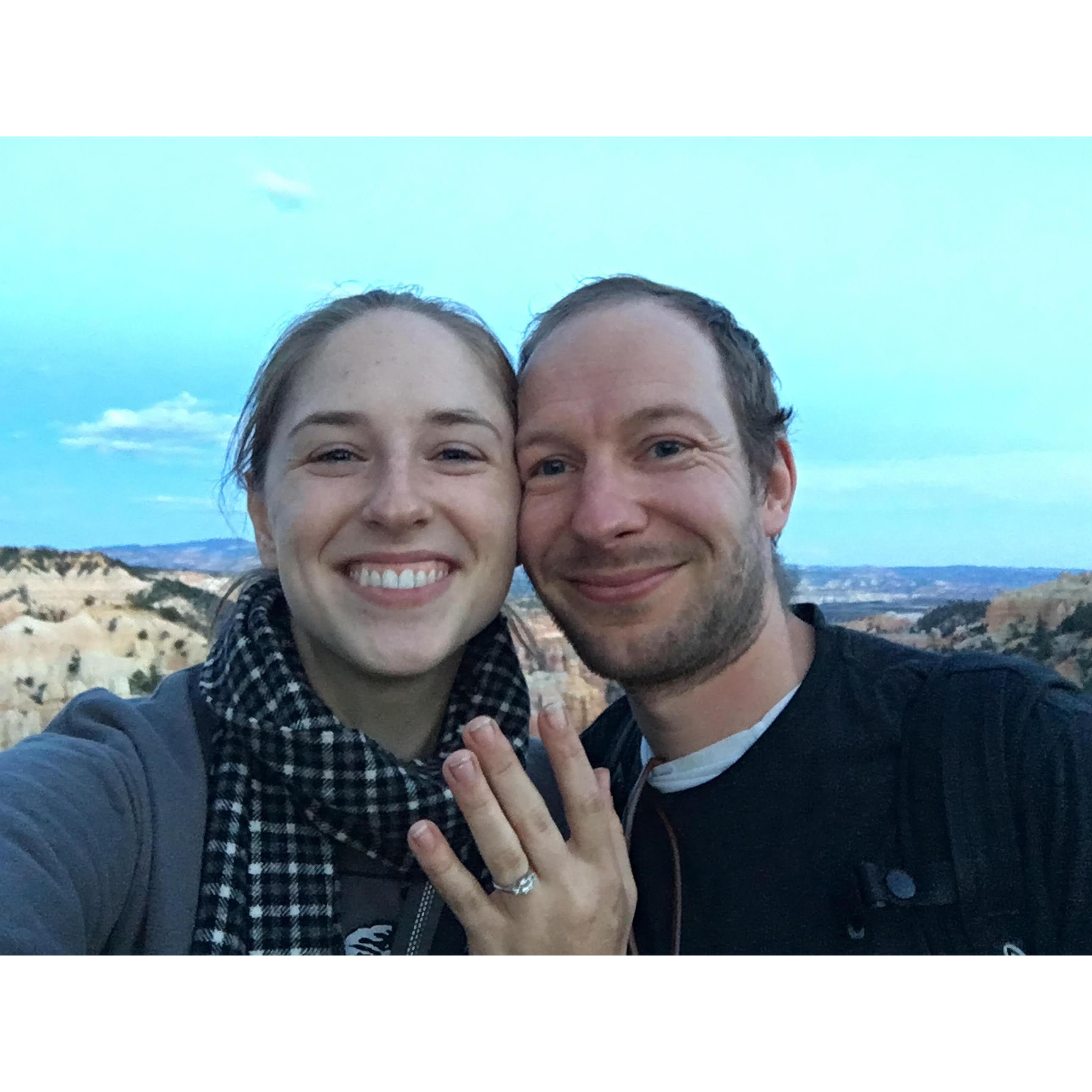 Night we got engaged in Bryce Canyon, UT!