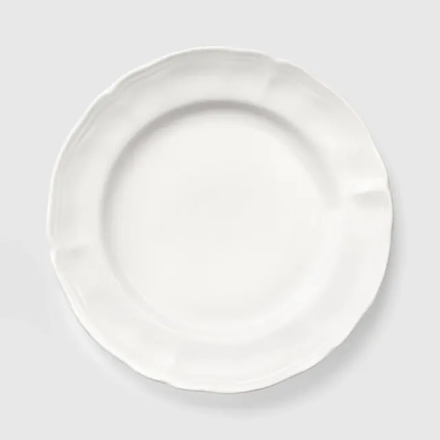 Stoneware Legacy Heirloom Dinner Plate Ivory - Threshold™