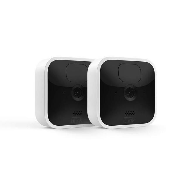 Certified Refurbished Blink Indoor (3rd Gen) – wireless, HD security camera with two-year battery life, motion detection, and two-way audio – 2 camera kit
