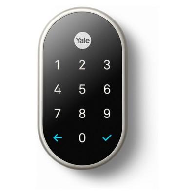 Nest x Yale Lock (Satin Nickel) with Nest Connect
