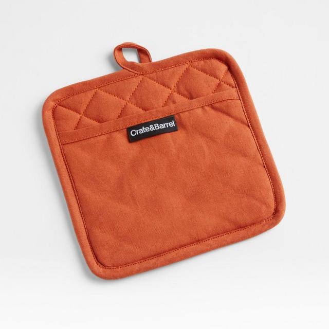 Silicone Grip Sienna Pot Holder