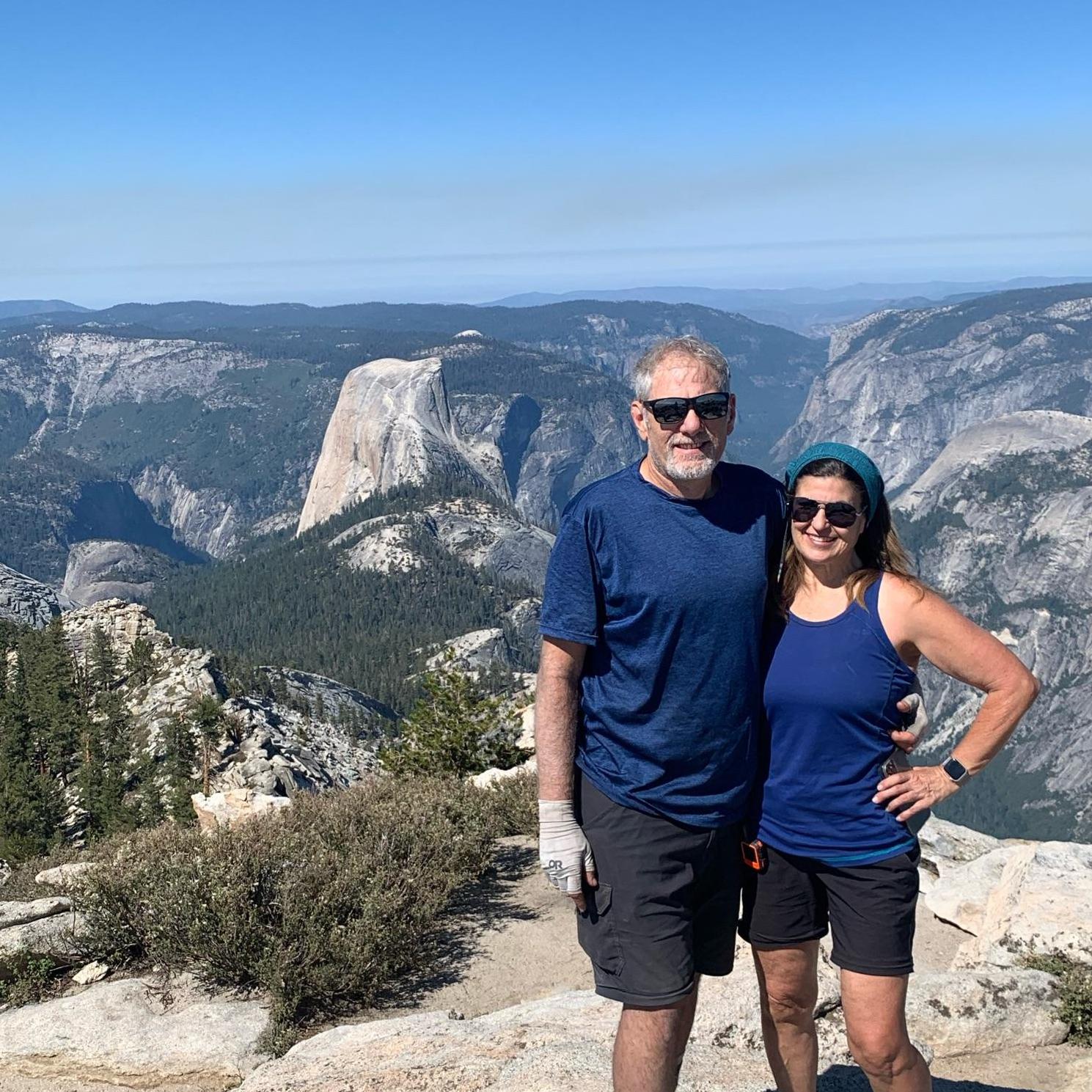 Clouds Rest overlooking Half Dome