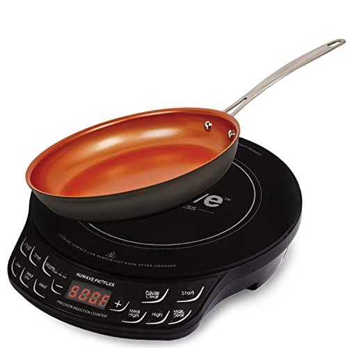NuWave Precision Induction Cooktop Flex with 9" Fry Pan