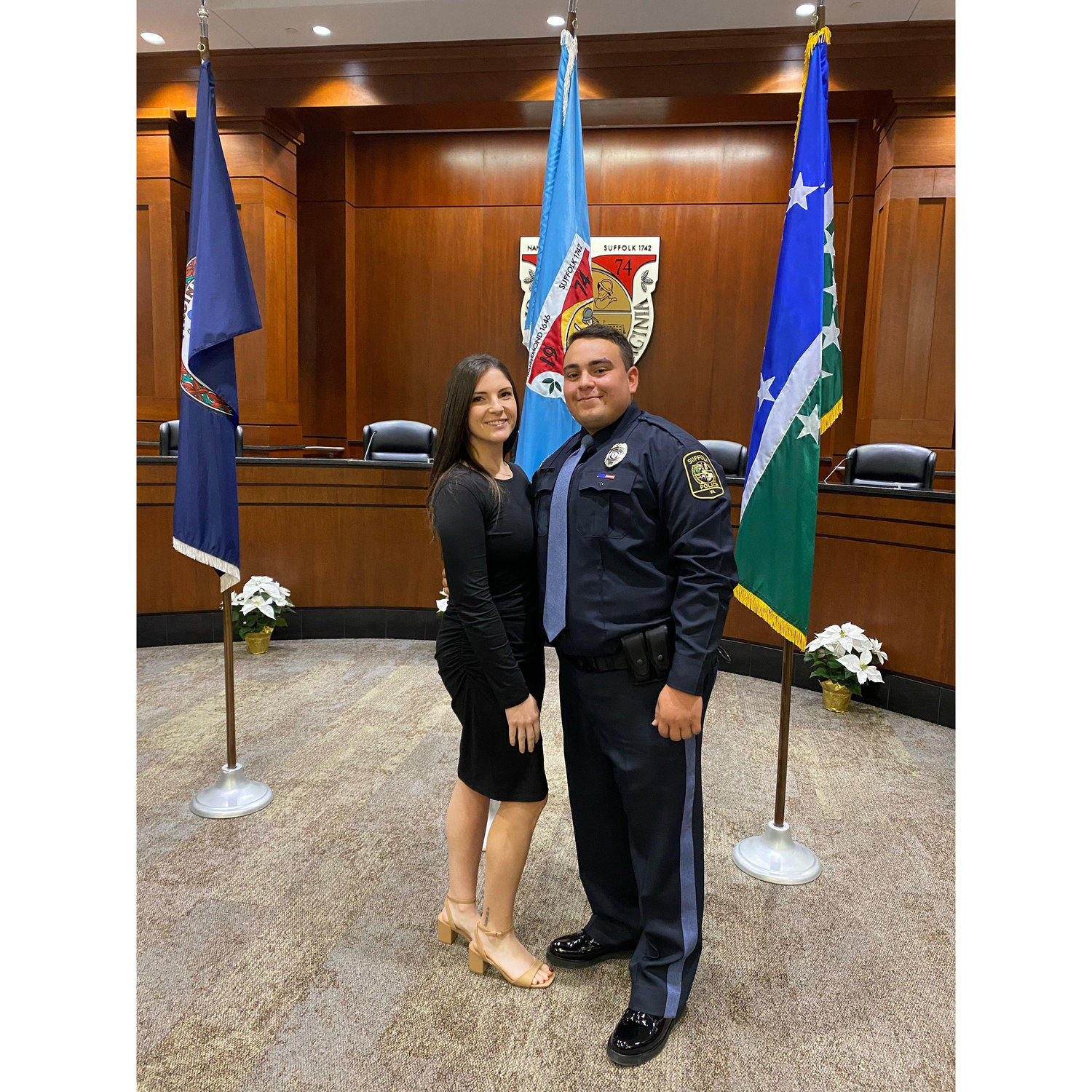 The day Ephraim was pinned as a Suffolk Police officer! November 2022