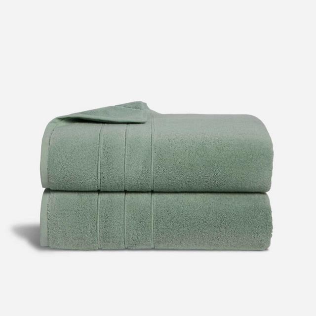 Super-Plush Turkish Cotton Bath Sheets- Color Eucalyptus