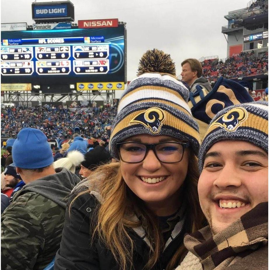 Christmas 2017 in Nashville. Go Rams!
