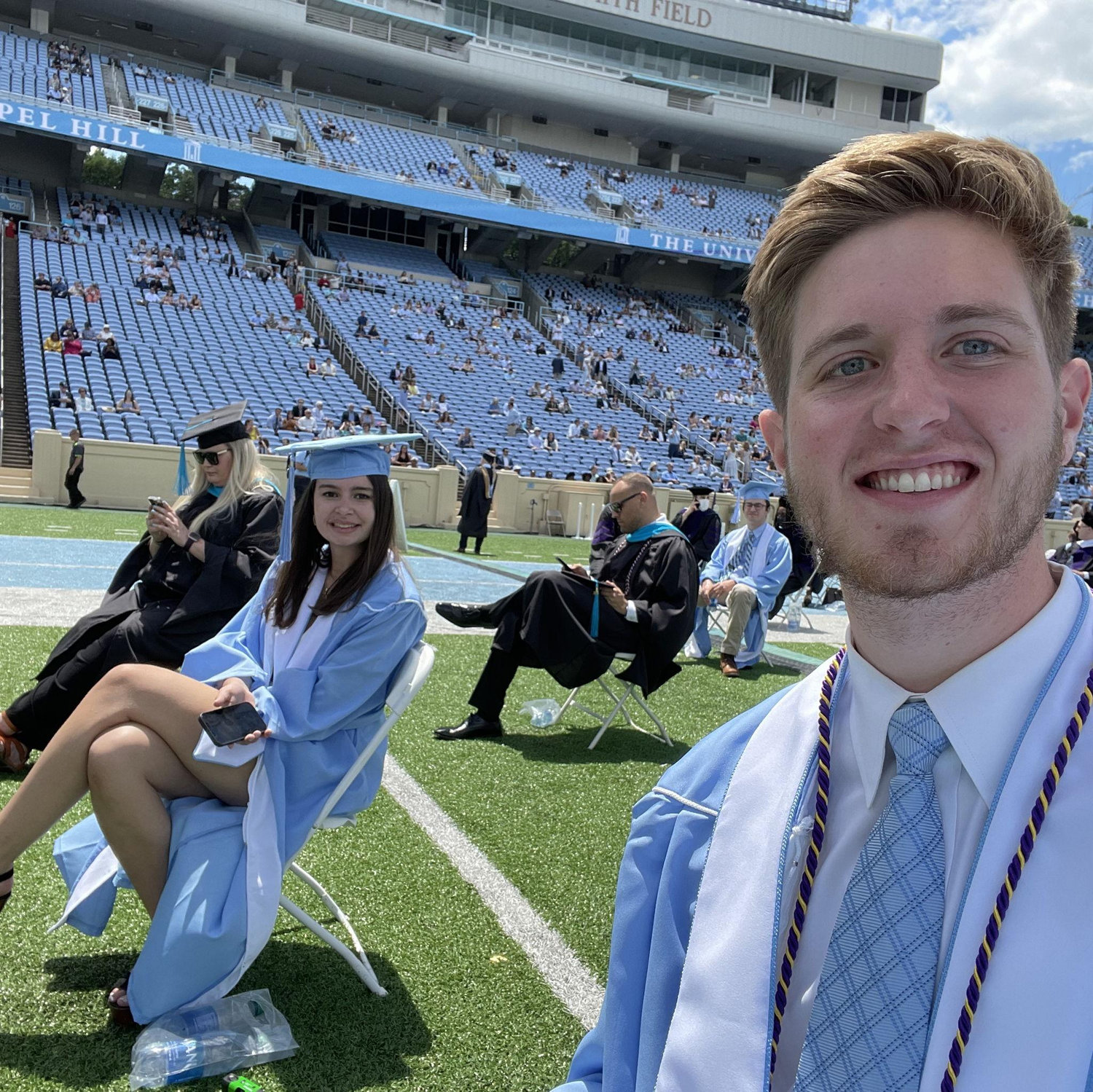 Even if socially distanced, I graduated sitting 6ft from my best friend