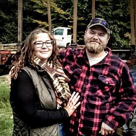 Our first picture outside our new house!