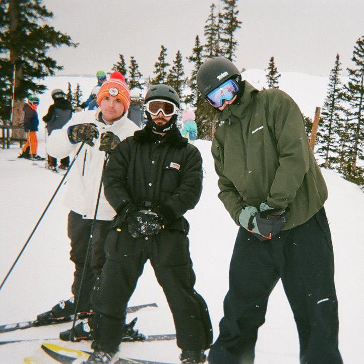 Ski trip with lots of friends including Dallas' best man, Kale and groomsman, Tyler