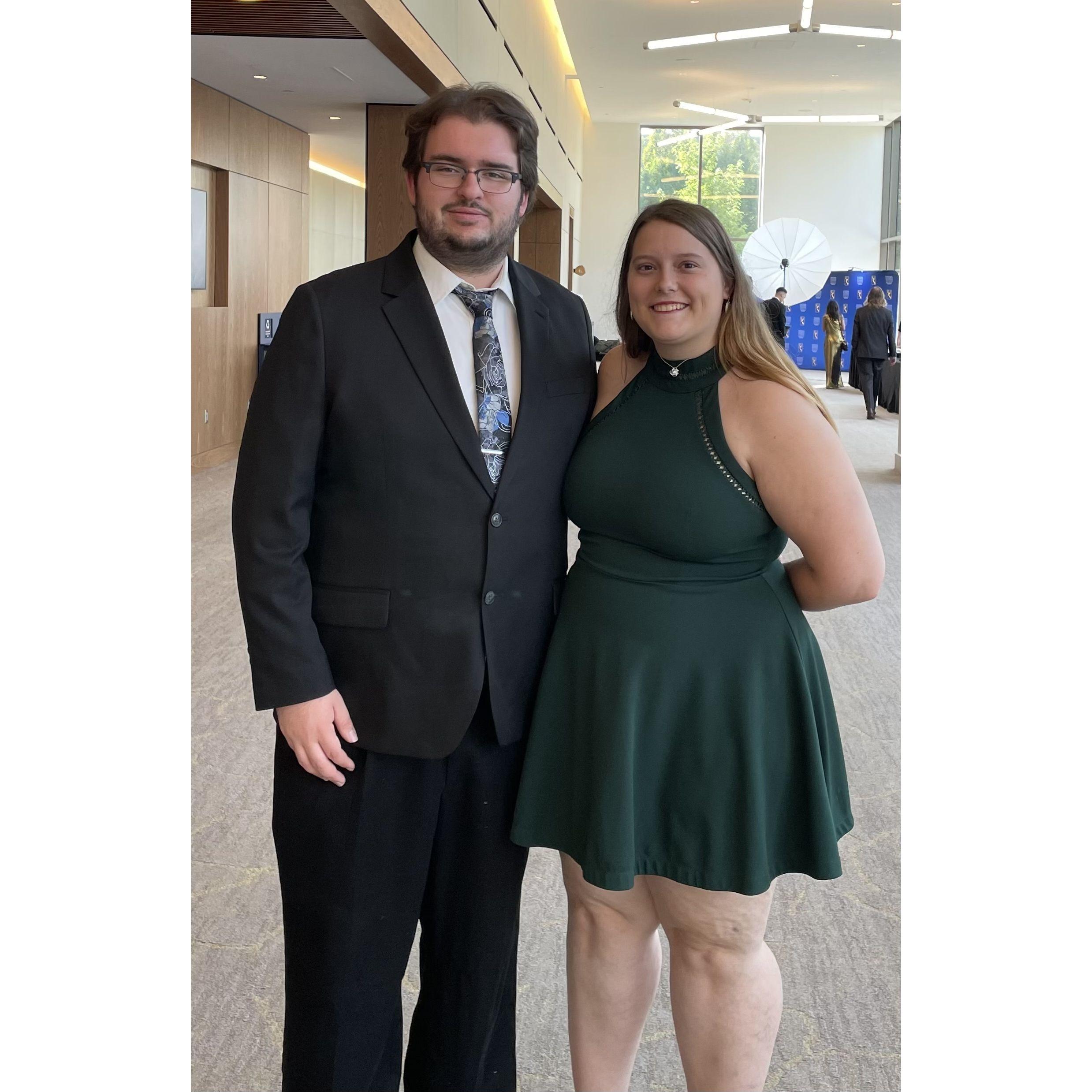 This was taken before the Ohio Valley Emmys!