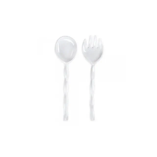 Q Home | Ruffle Melamine Salad Servers
