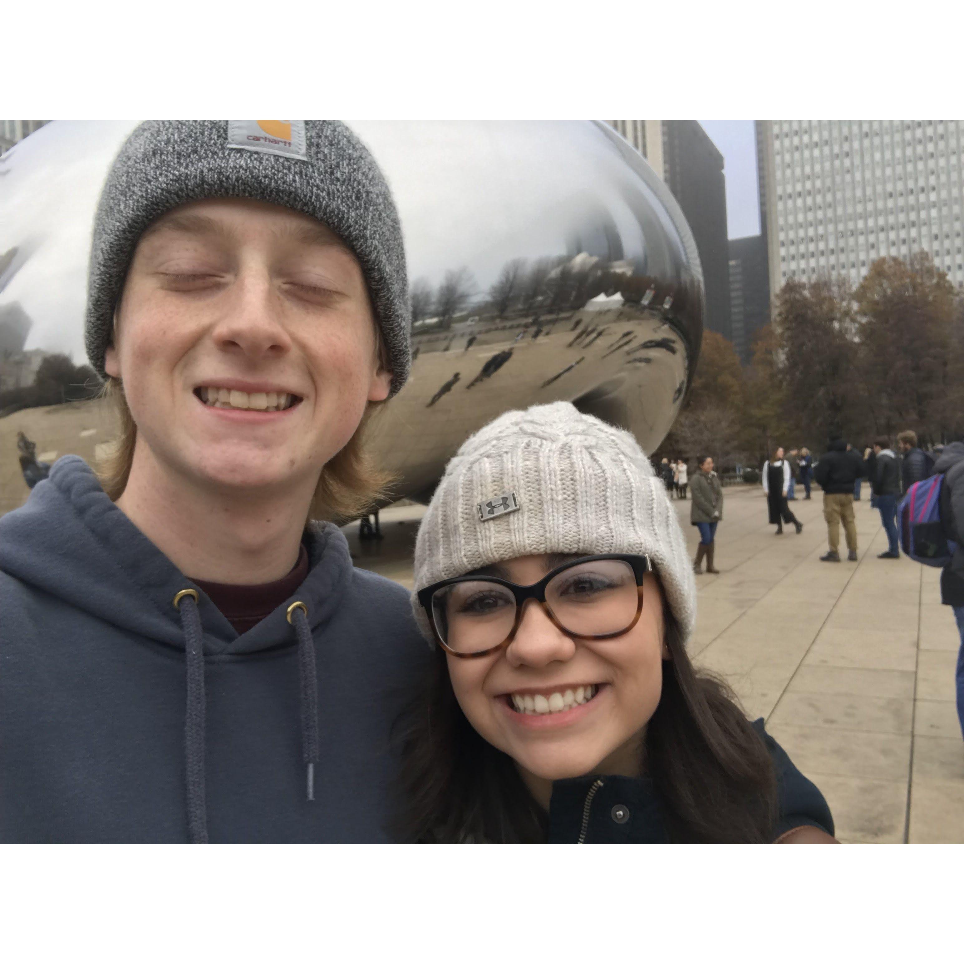 Our first trip together in Chicago