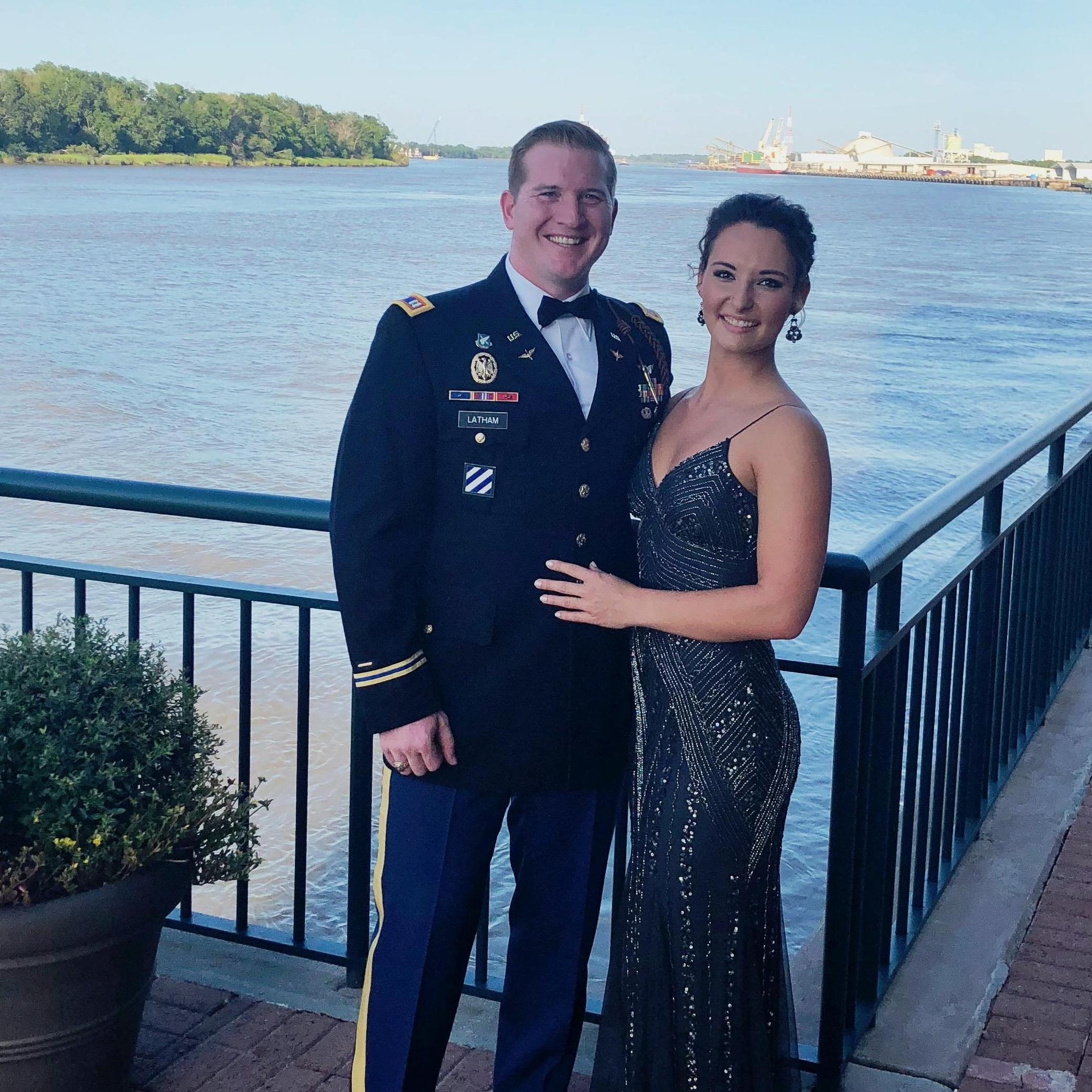 Stuart's final Military Ball in Savannah, Georgia