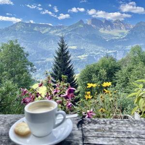 Breakfast on Our Swiss & French Alps Honeymoon