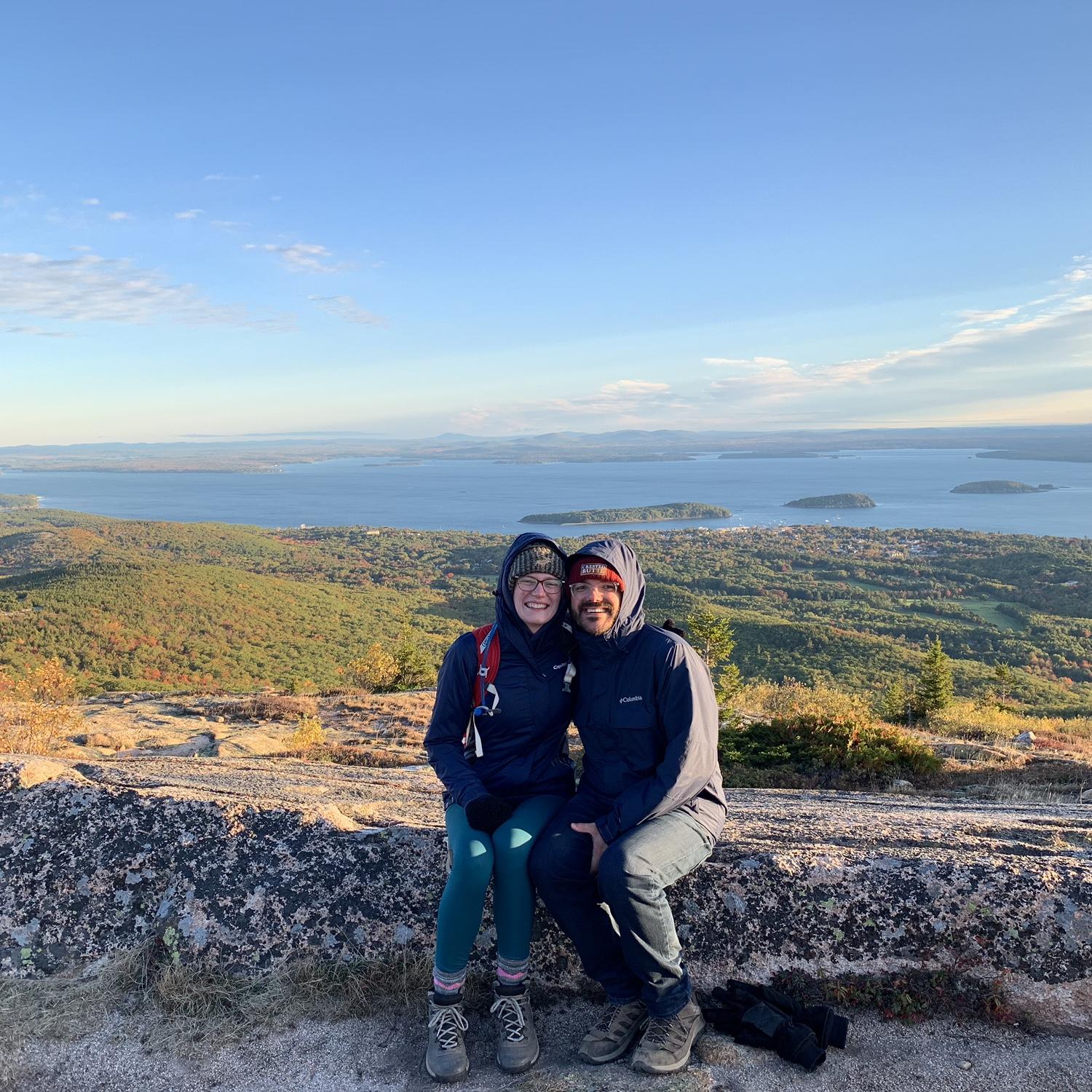 Our first sunrise hike! One of our favorite activities we’ve done together to date :)