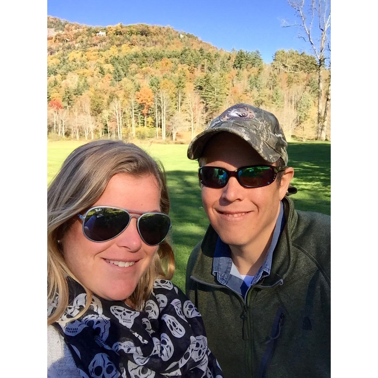 Our first Trip together to Cashiers, NC. October 2015.