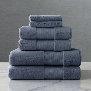 Frontgate Resort Collection Bath Towels: Six-piece Set in French Blue