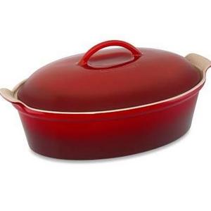 LE CREUSET  Heritage Covered Oval Casserole Dish