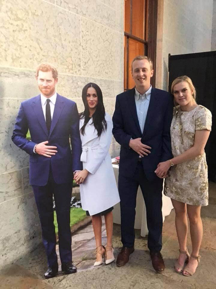 At the “Royal Wedding” (Jenni & Dan Eichenauer 😉)