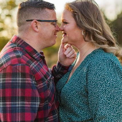 We did a mini photo shoot in November 2022 and sent our first Christmas cards out together that year.