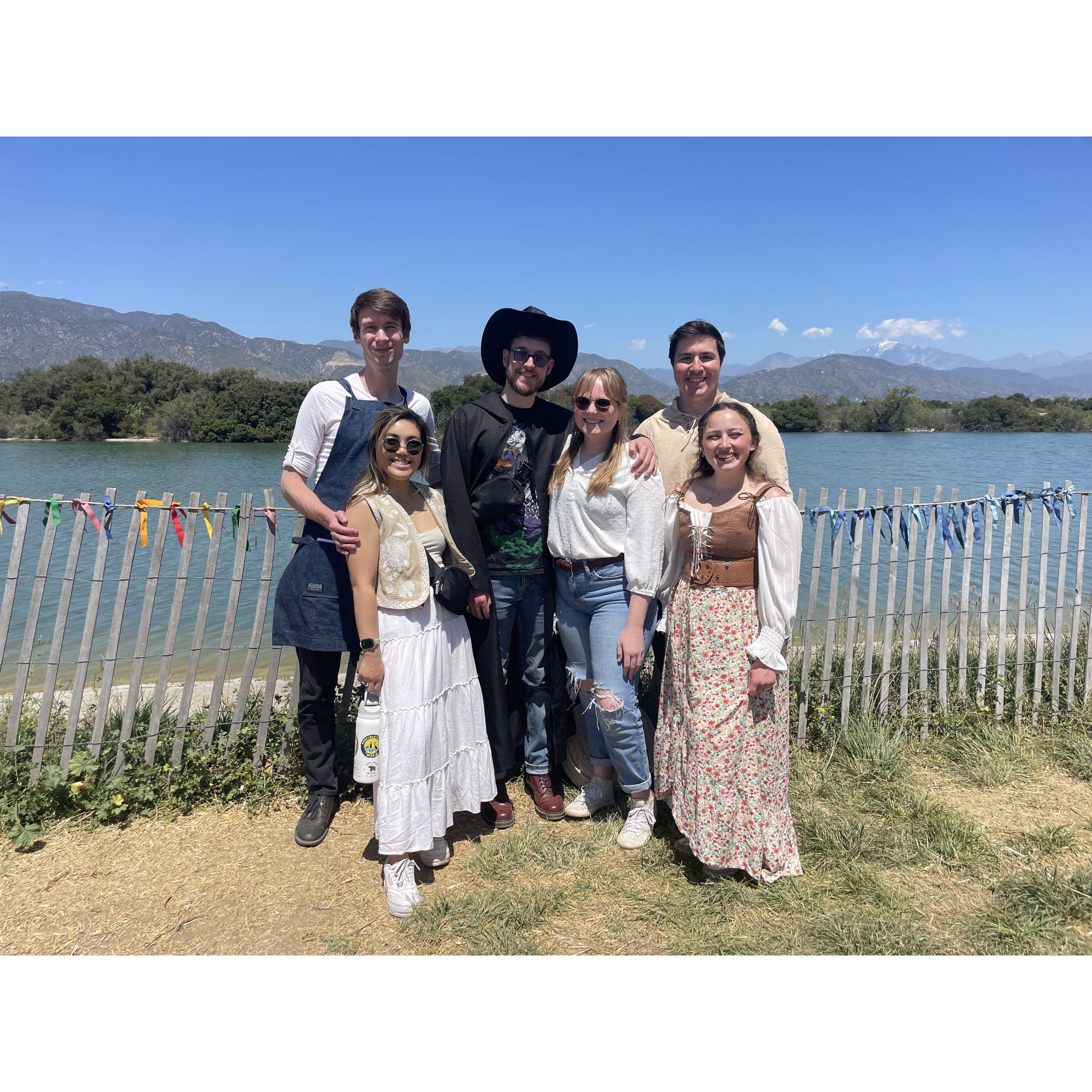 Our Ren Faire adventure with our trivia friends.