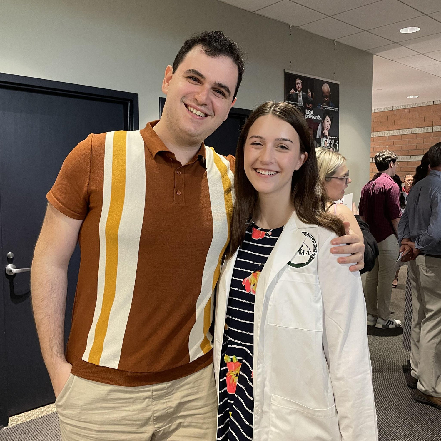Olivia's white coat ceremony, fall 2023