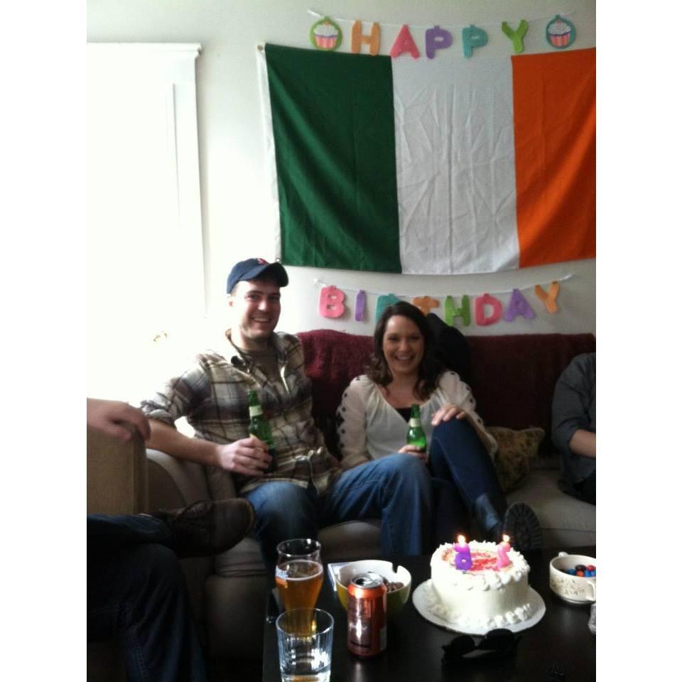 That time when Ahlea thought she was going to have to watch Ryan play video games all day but really he was throwing her a surprise 25th birthday party! (March 2014)
