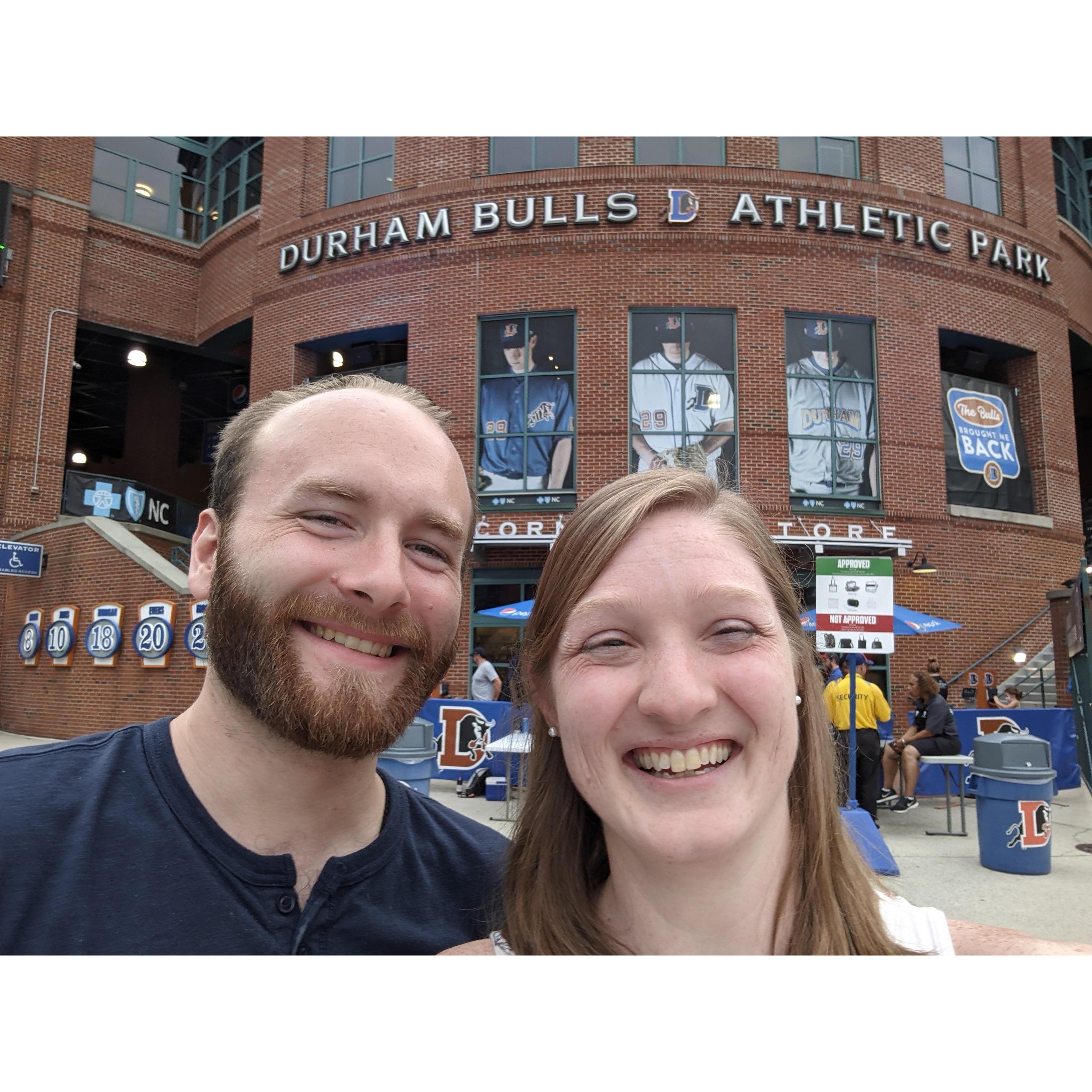 We went to a couple Bulls games over the summer