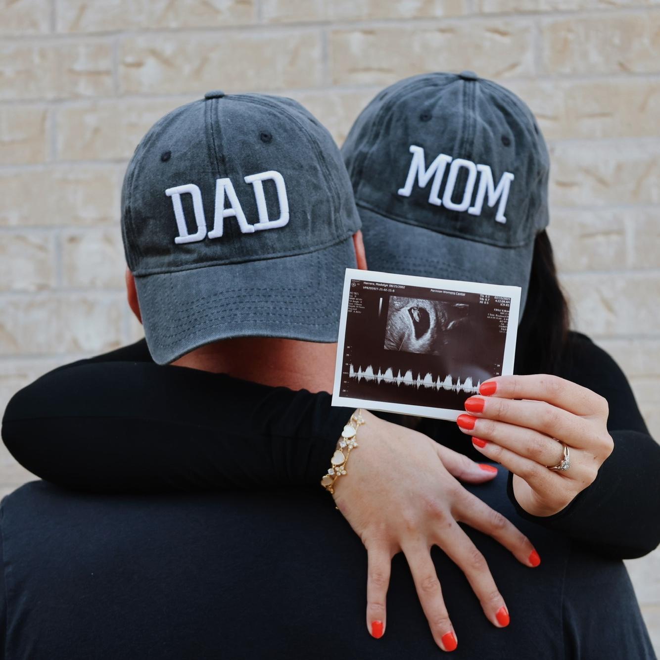 Us telling the world we are pregnant!