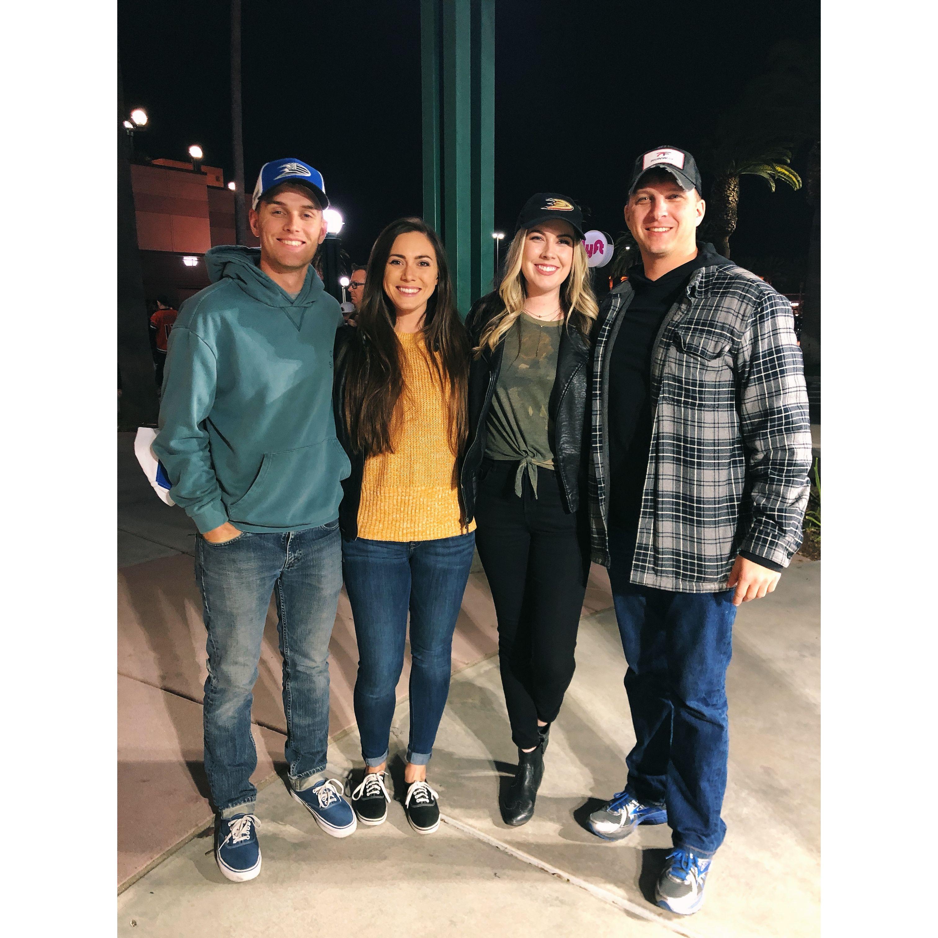 Ducks game with JT & Rachel