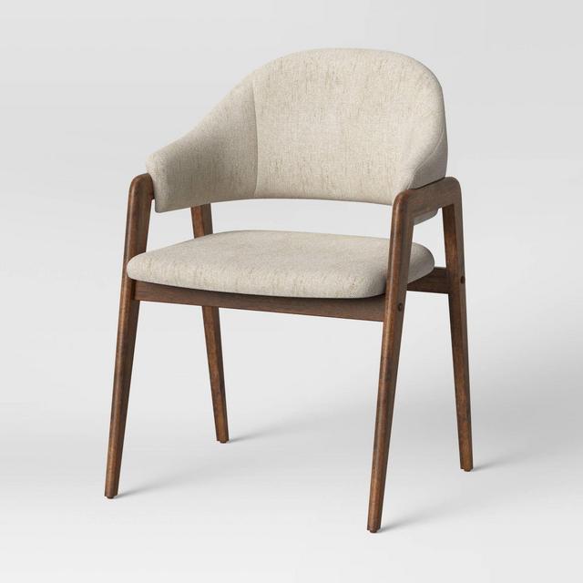Ingleside Open Back Upholstered Wood Frame Dining Chair Linen - Project 62™