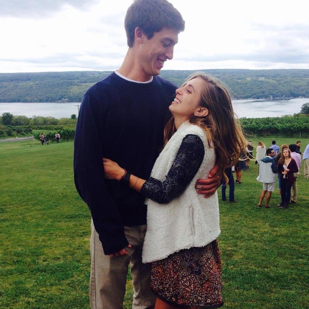 Year 0: First of many Catharine Valley wine "tours" together.