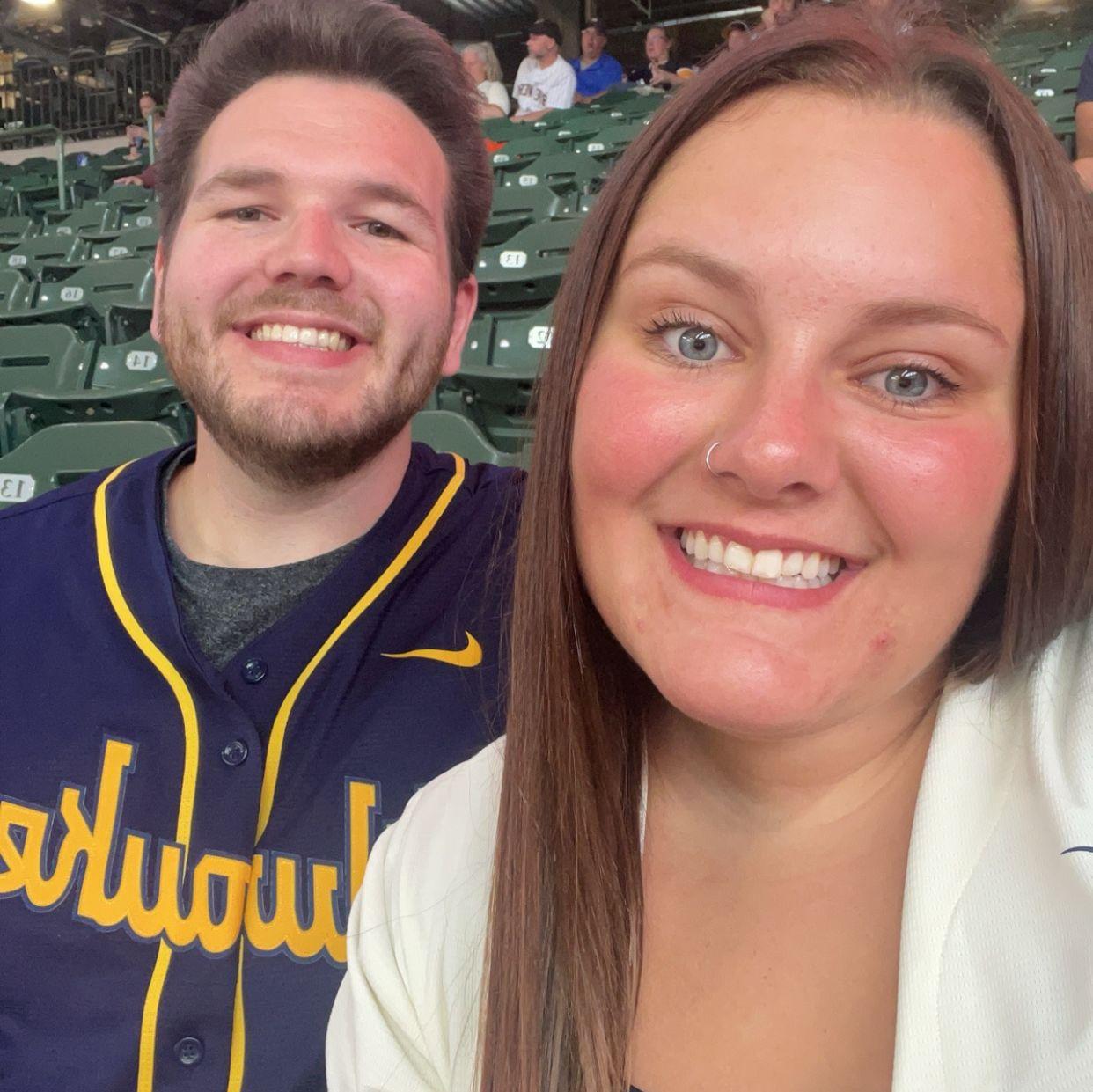 Couldn't forget a picture at our favorite past time, Brewer's Games!