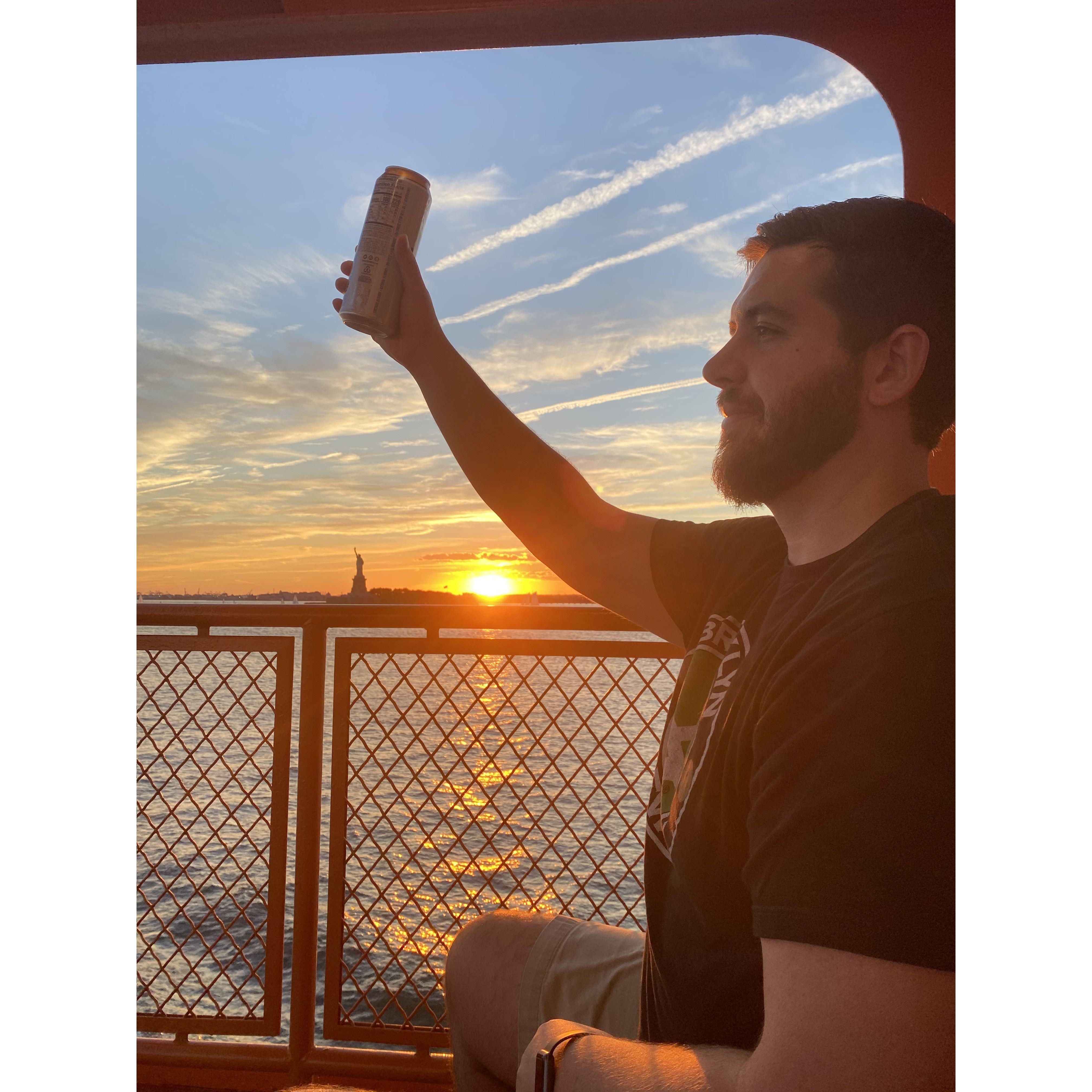 Who is the real Lady Liberty? Featuring a Ferry Beer.