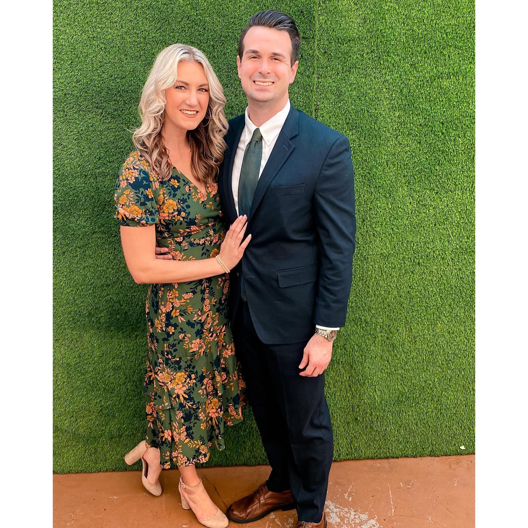 Celebrating the wedding of friends Natalie and Steve in Miami. Natalie is a close friend from UCF and also a bridesmaid!