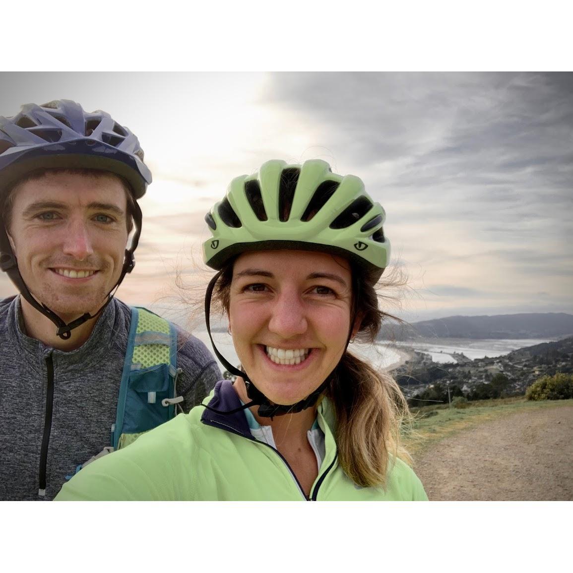 We've biked and hiked to Stinson Beach from our apt many times since postponing our original wedding date. We love how many fun physical activities there are to do in Marin, CA!