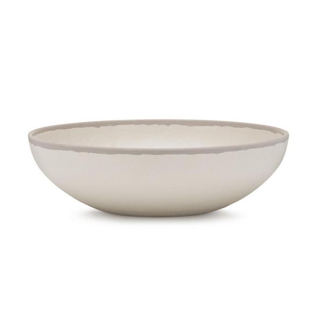 Q Squared Potter Stone 12" Melaboo Round Serving Bowl