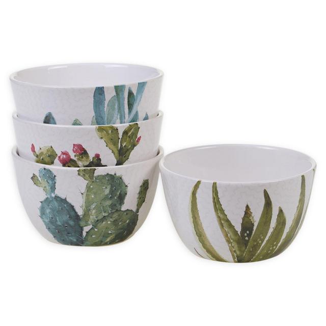 Certified International Cactus Verde Ice Cream Bowls (Set of 4)