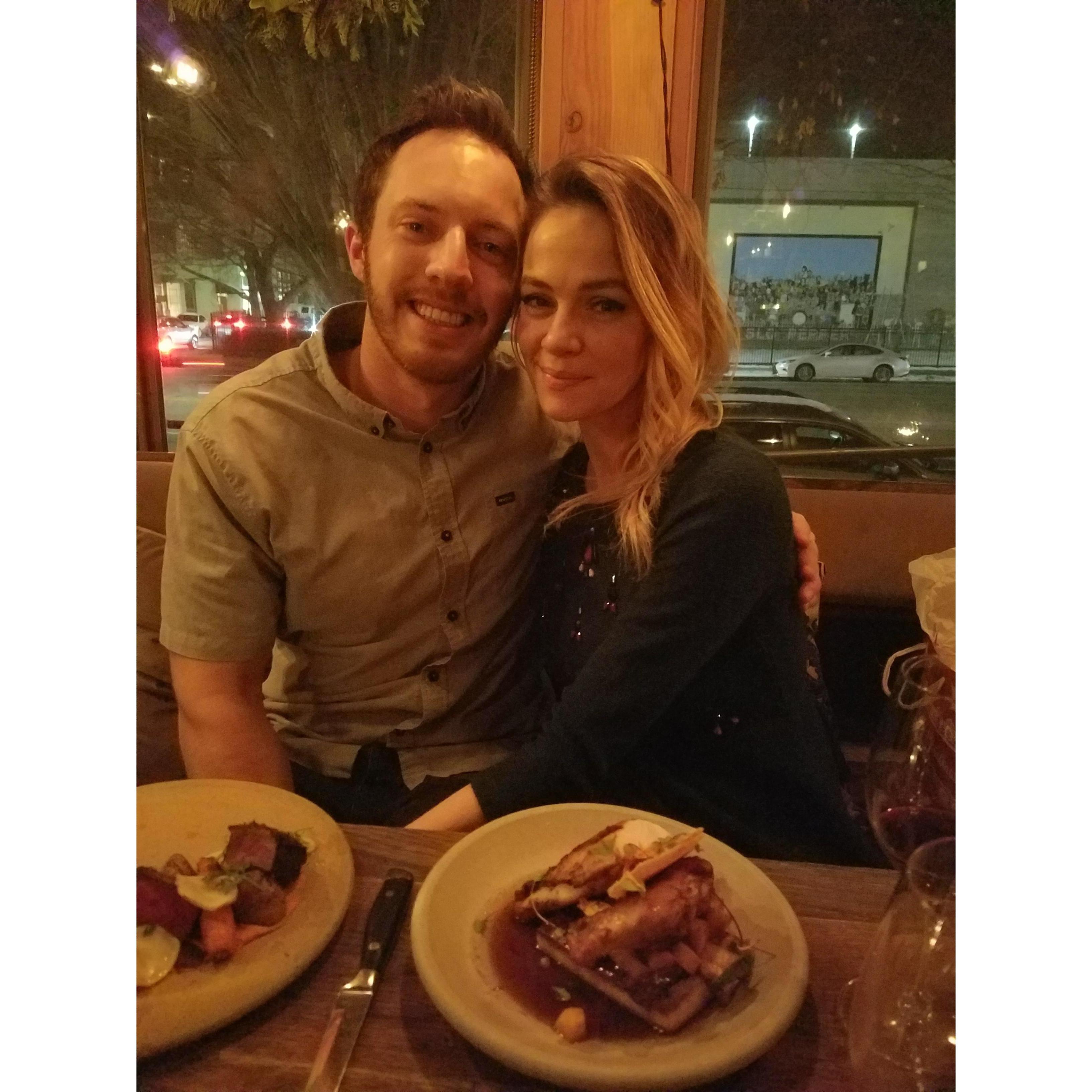 Week two of dating - dinner date with Alex's parents @ Pallet