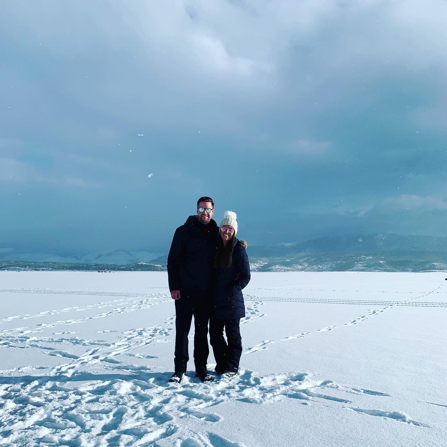 1/23/21 - Ice fishing, Grand Lake